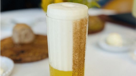 fizzy drink on a bar