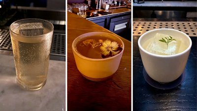 cocktail on the table