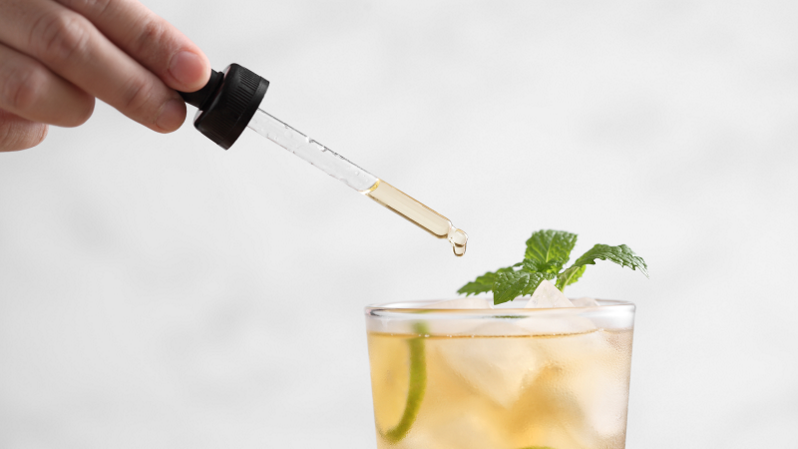 dropper and cocktail