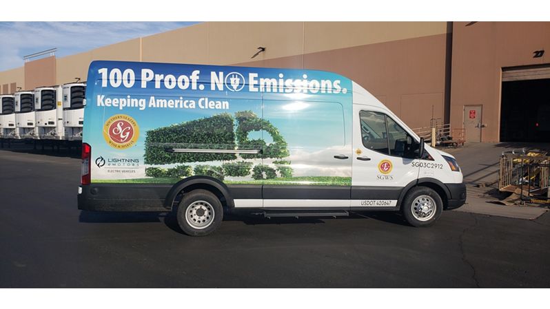 Southern Glazer's electric delivery vehicle.