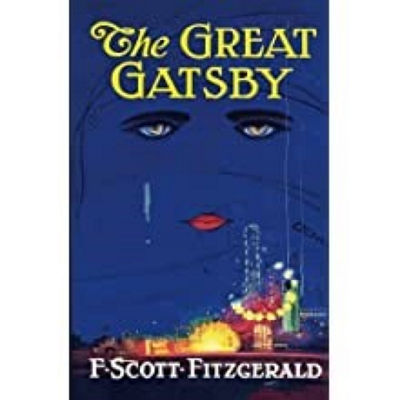 The Great Gatsby book cover.