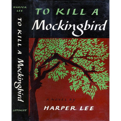 To Kill a Mockingbird book cover.
